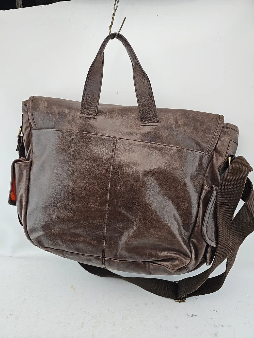 Cole Haan Leather Messenger Bag